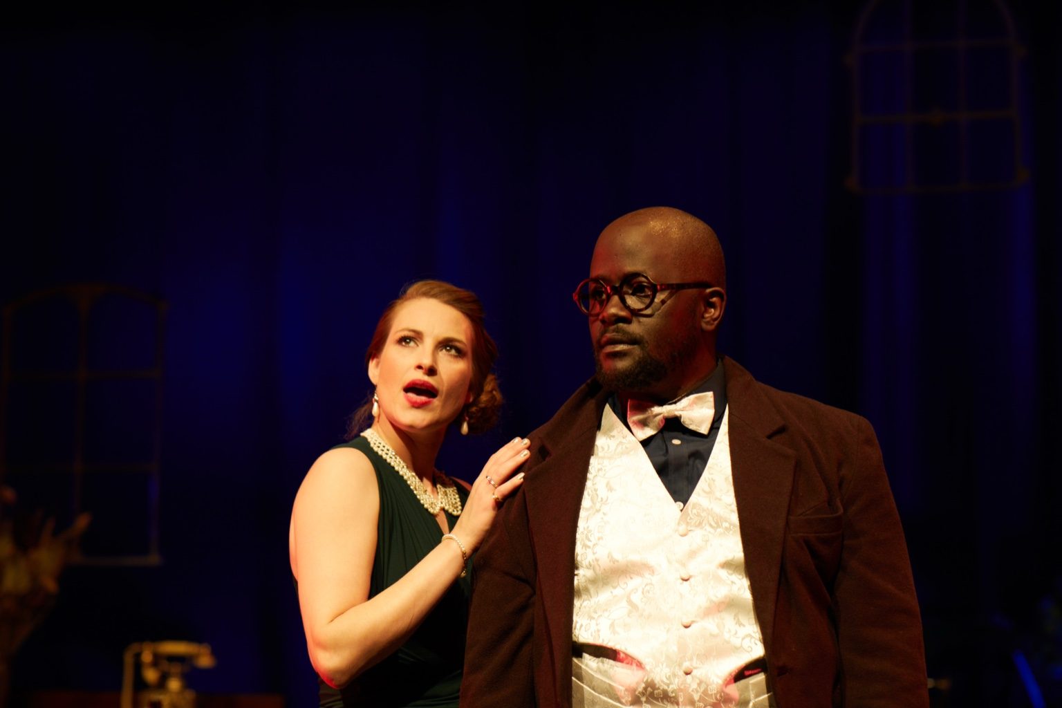 Production still — close duet