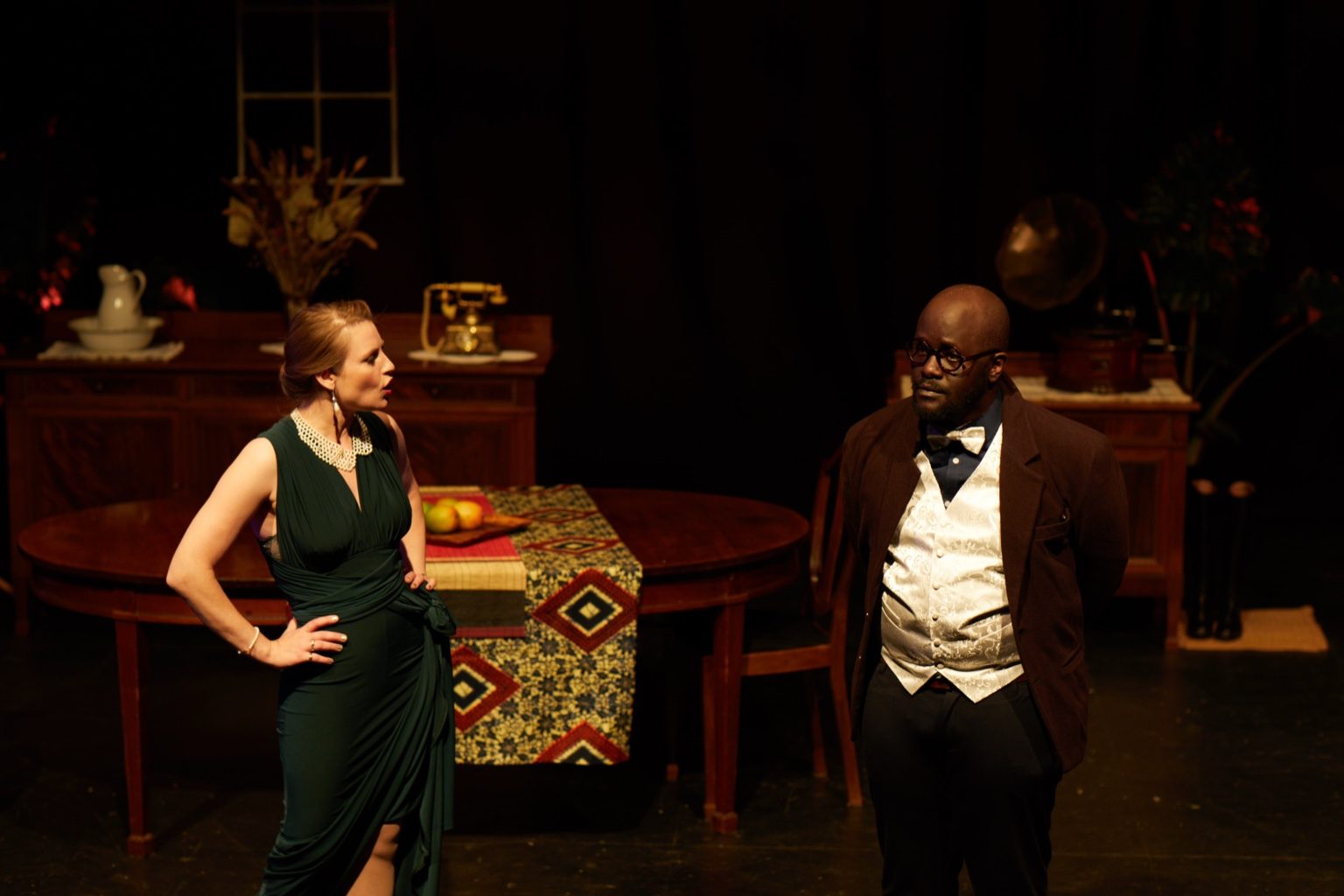 Production still — confrontation