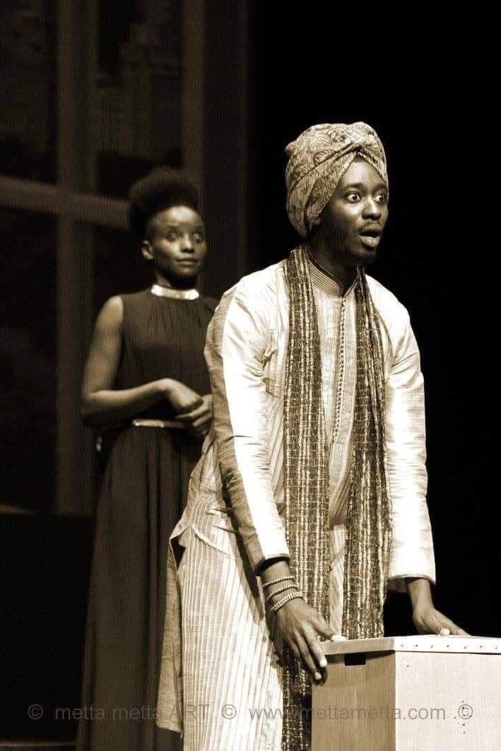 Portrait — on stage (sepia)