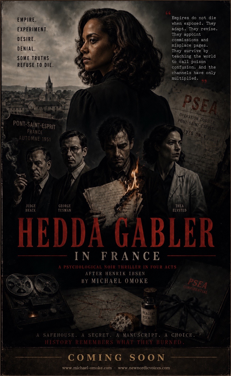 Hedda Gabler in France poster