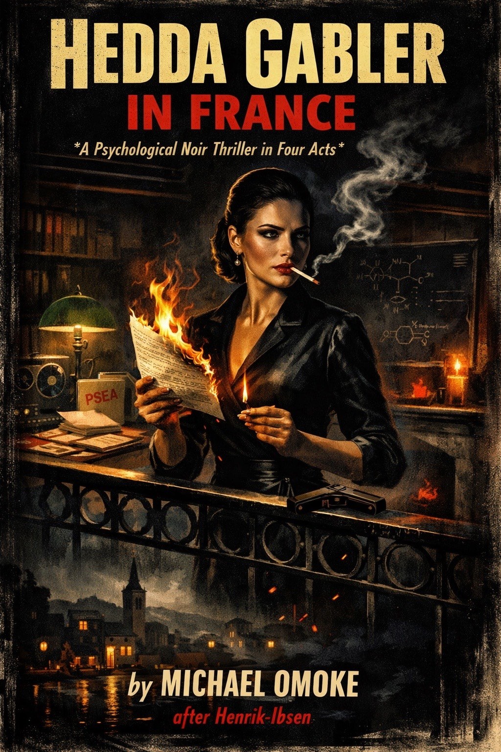 Hedda Gabler in France poster