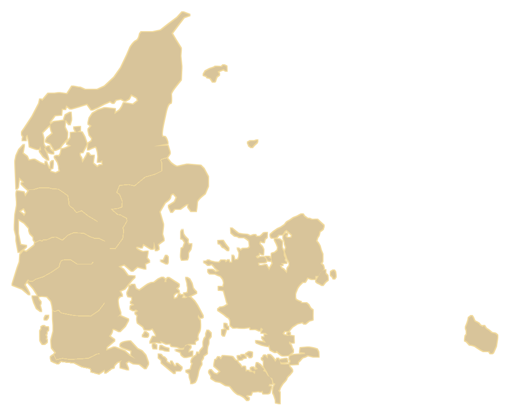 Map of Denmark
