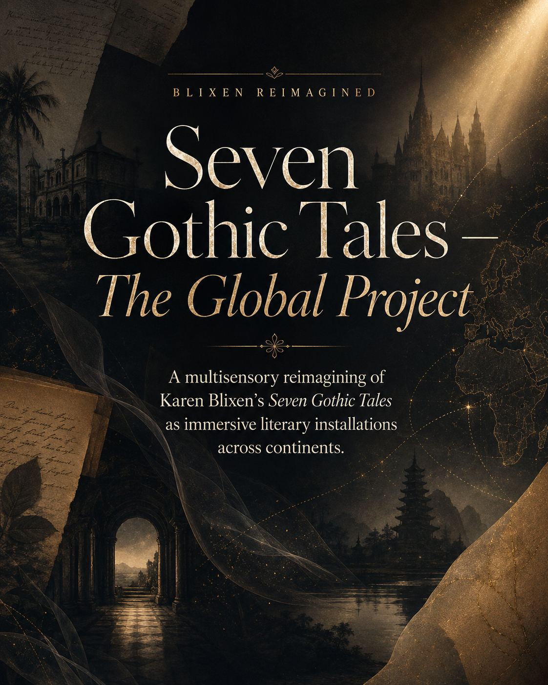 Seven Gothic Tales — The Global Project plakat