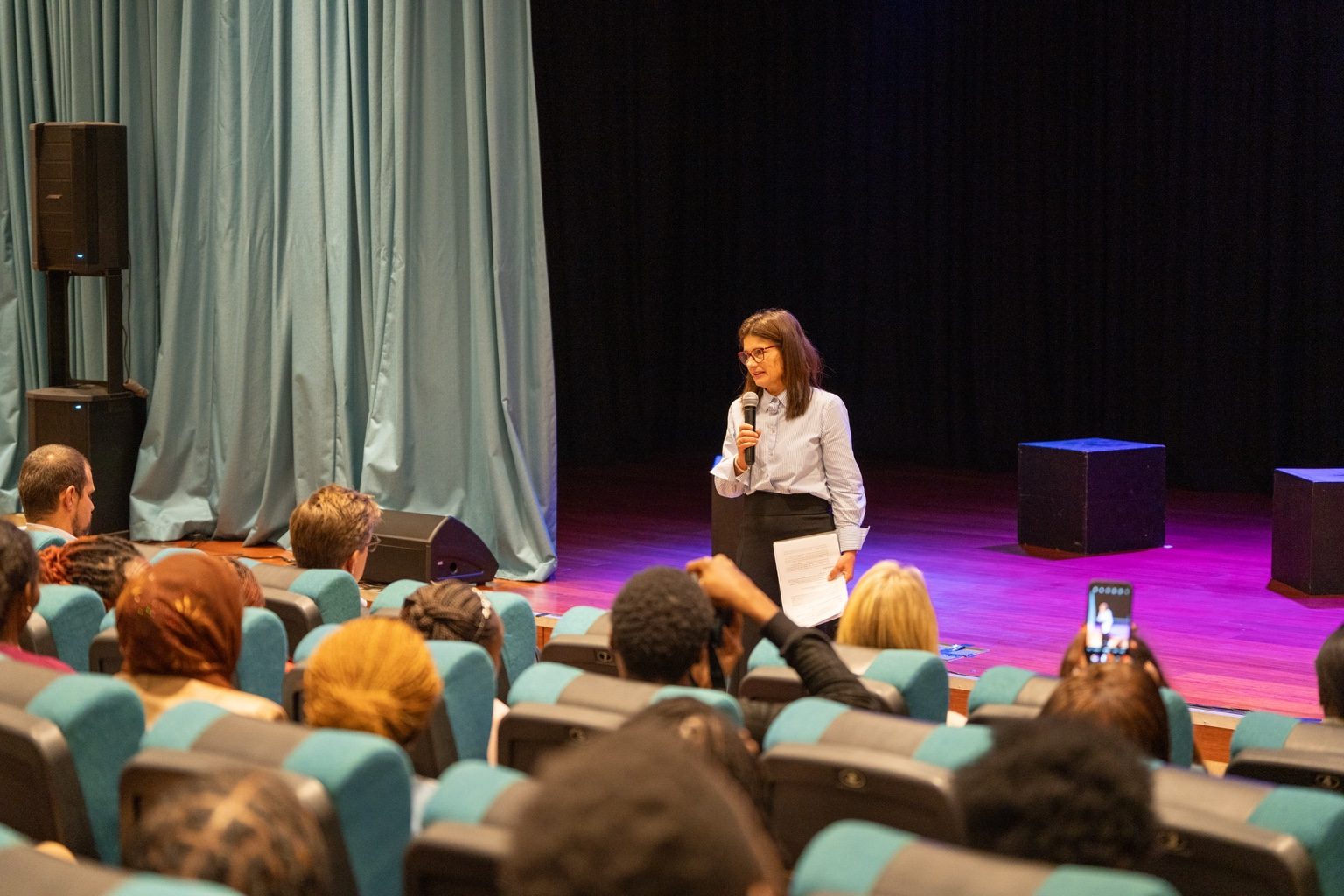 Institutional opening moment during Silenced No More in Kenya