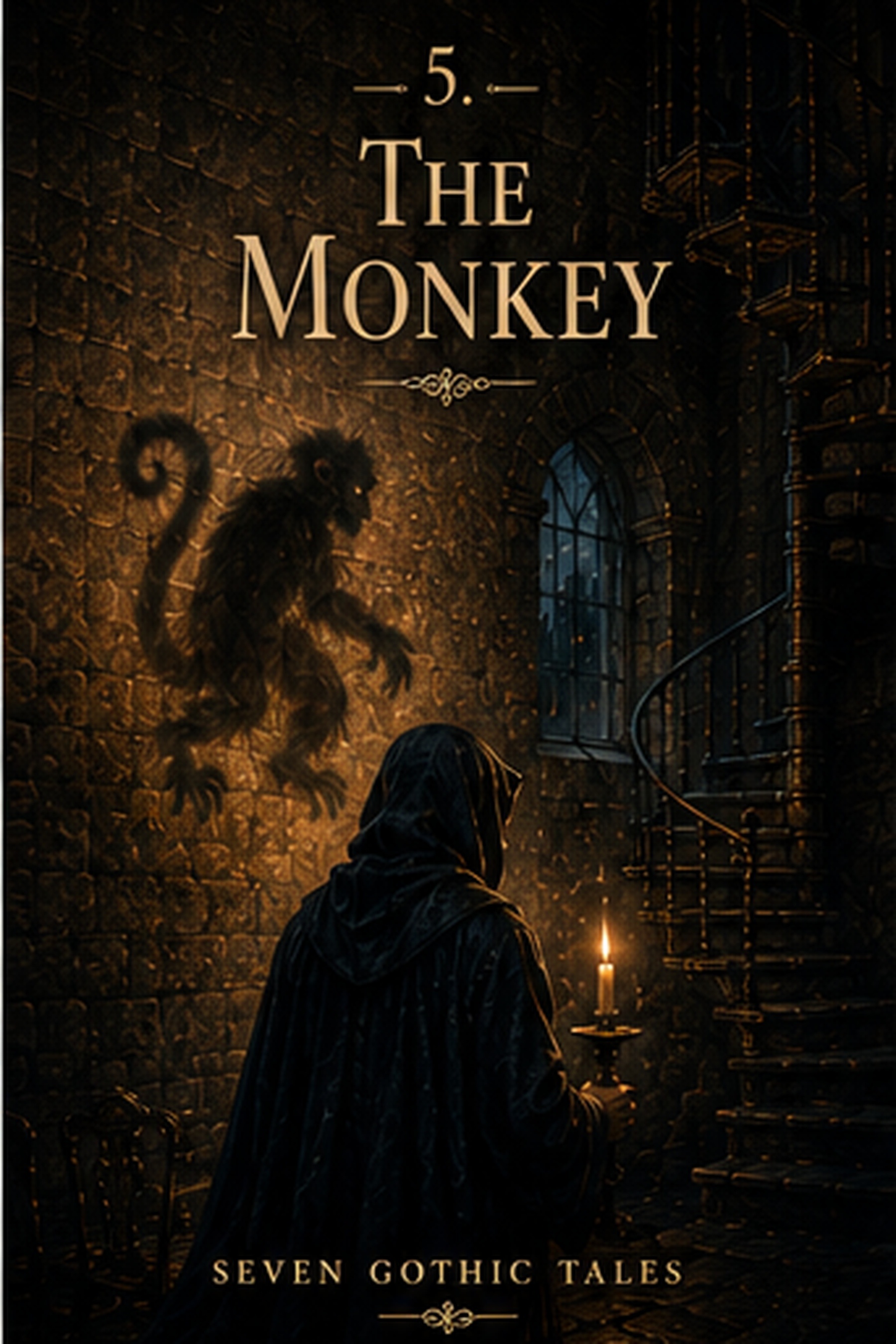 V · THE MONKEY — Seven Gothic Tales cover